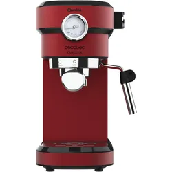 Cecotec Rot, Mit Manometer, Siebträgermaschine, Rot