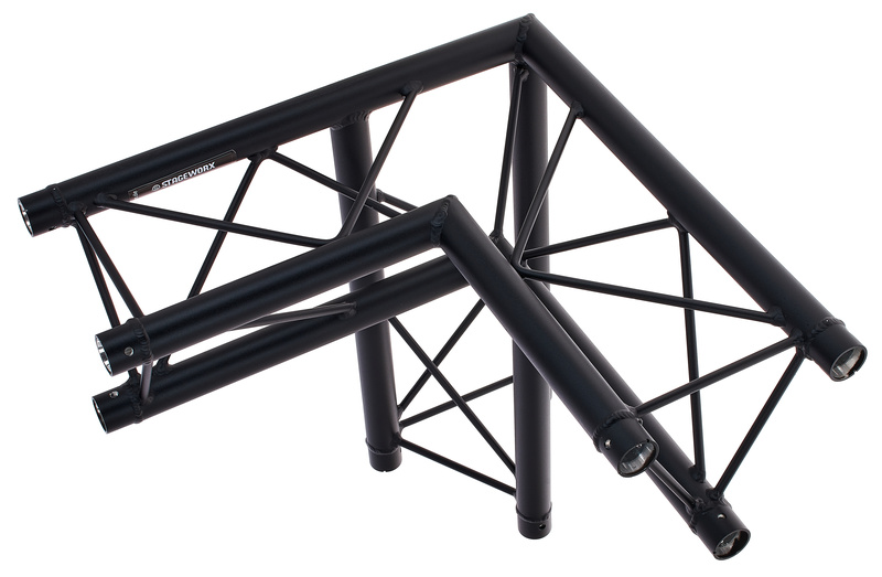 Stageworx DT23B-C34 Deco Truss Corner nero