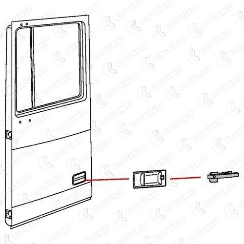 COVIND XF0/195 Door Handle