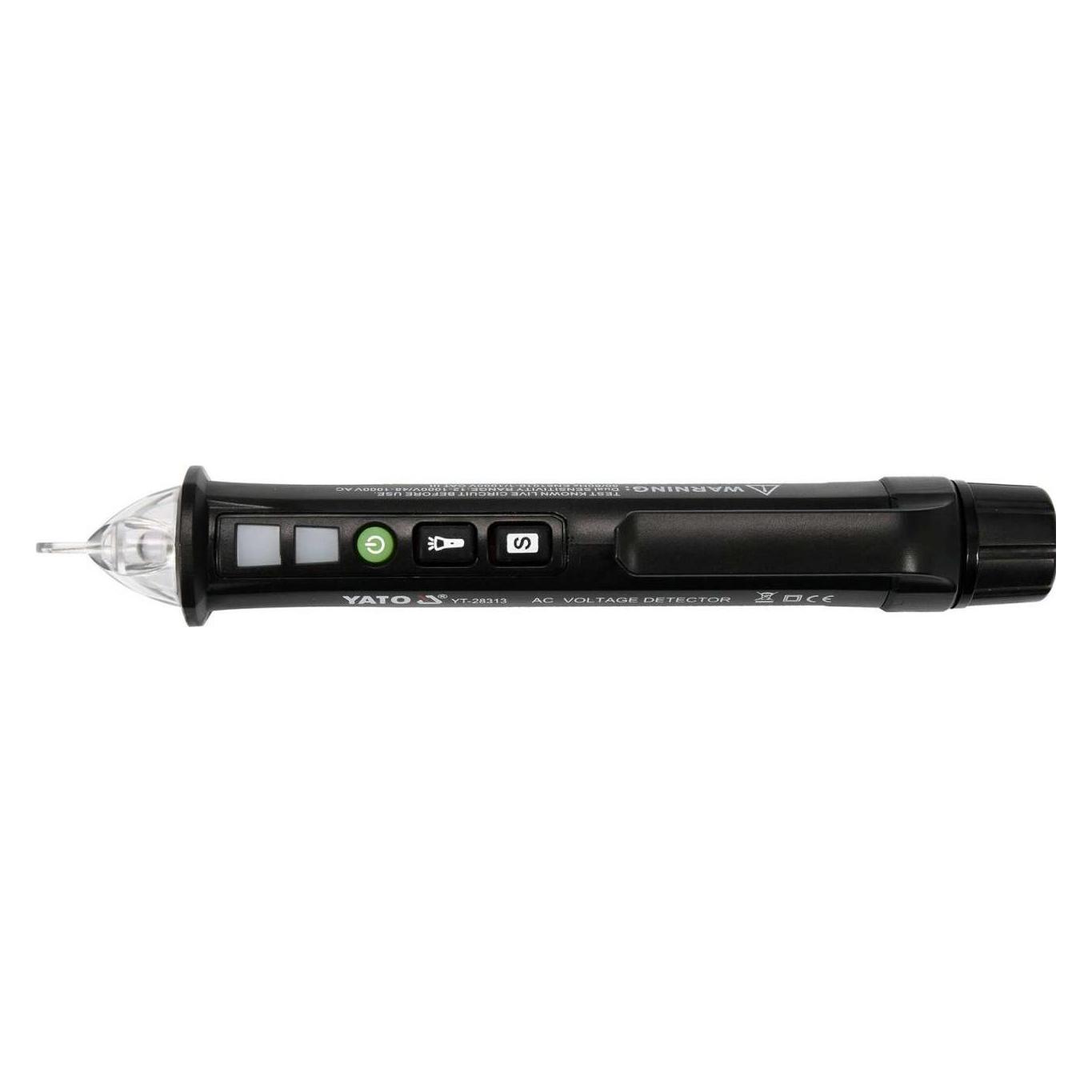 Yato Profi Berührungsloser Induktions-Spannungsprüfer 12-1000V YT-28313 (Spannungsprüfer) (YT-28313)