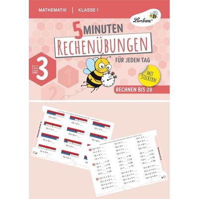 5 Minuten Rechenübungen für jeden Tag, Geheftet von , Lernbiene, 978-3-7468-1316-5