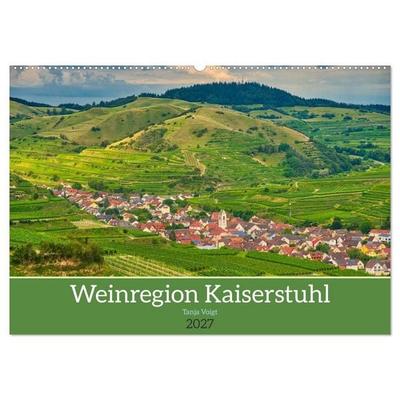 Weinregion Kaiserstuhl (Wandkalender 2027 DIN A2 quer), CALVENDO Monatskalender