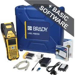 Brady M610-AZERTY, mobiler Thermotransfer-Drucker, AZERTY-Tastatur, PC-Anschluss, 300dpi, max. Bre (300 dpi), Etikettendrucker