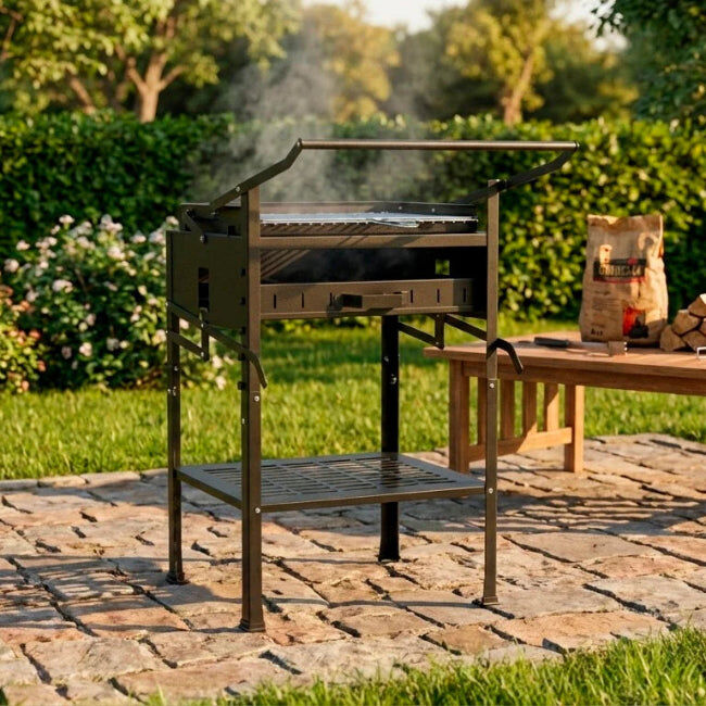 My-Barbecue Grelhador Rotativo 180 em aço AC151F