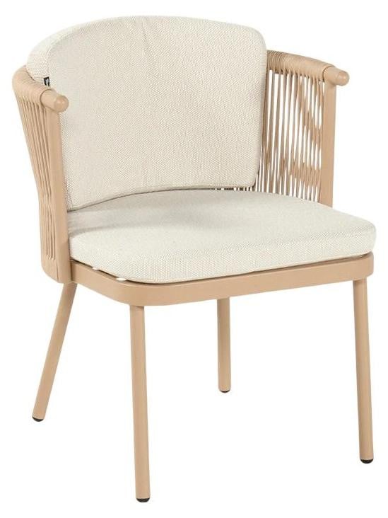 Hartman Toledo Dining Tuinstoel - Cappuccino - Beige/Bruin