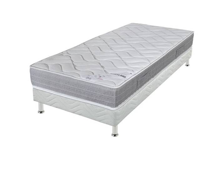 Matelas Maryland + sommier tapissier Omega - 80x190 - Mousse - Hauteur 20 cm