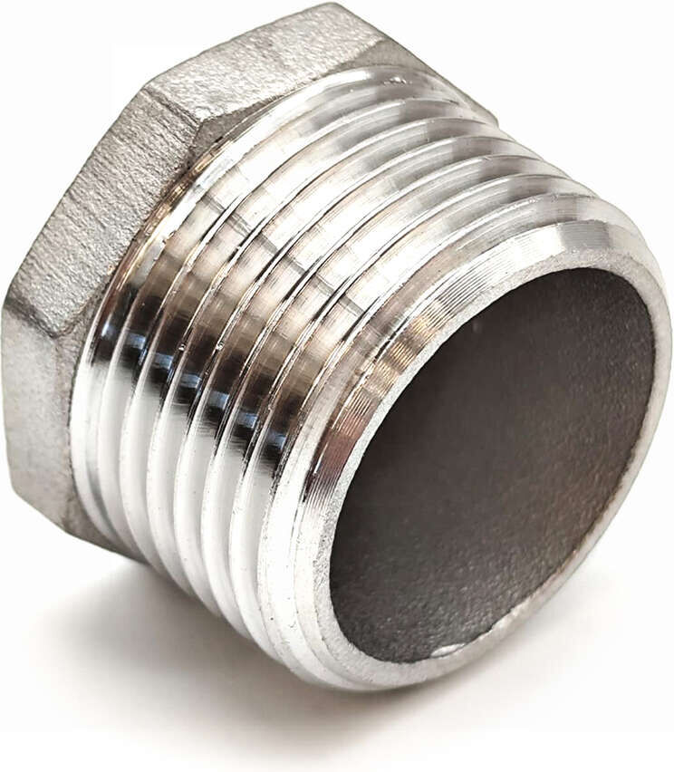 Polsinelli Tappo maschio inox 1"