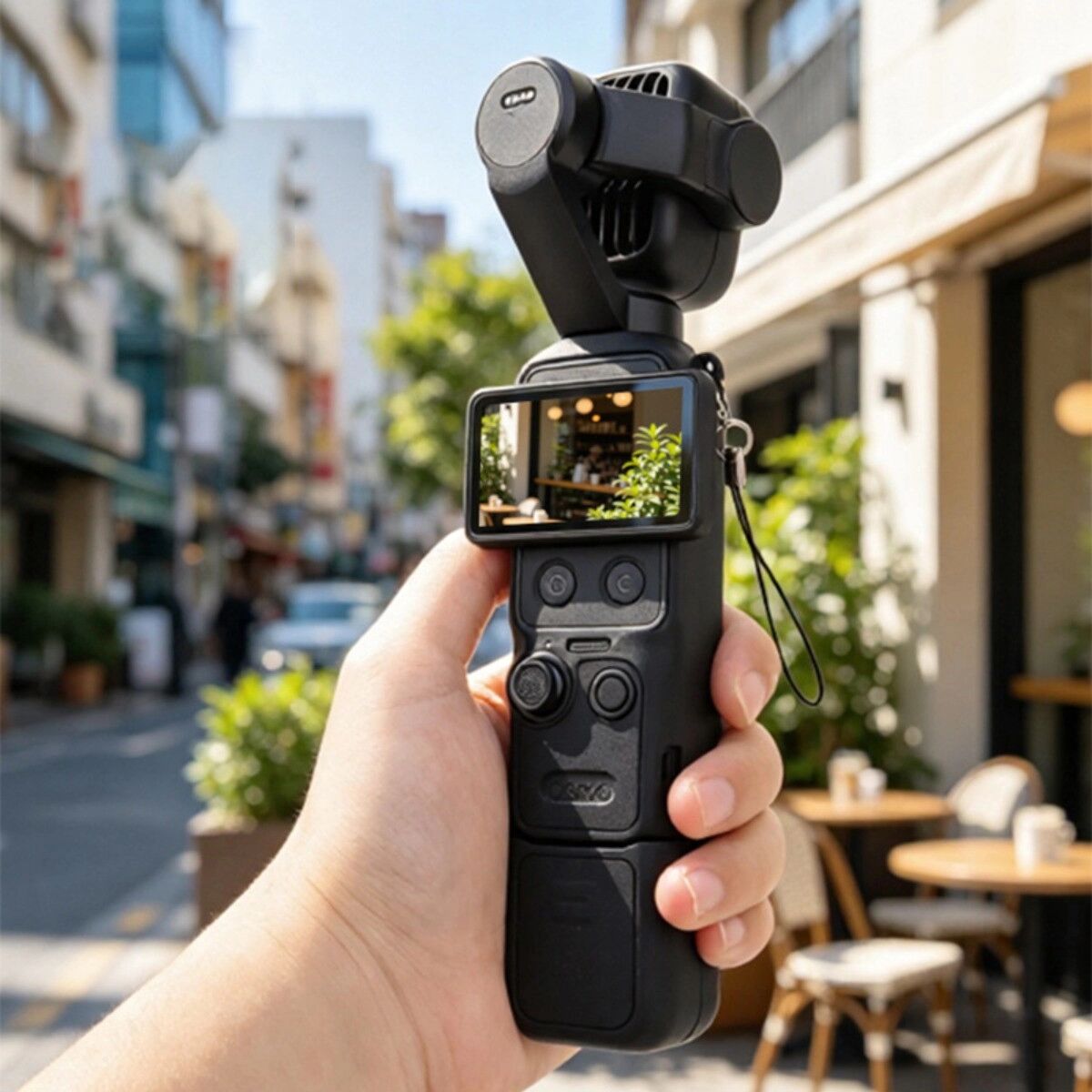 INF POCKET 4 PRO Silikon-Schutzhülle – Vollschutz, stoßabsorbierend mit spritzwassergeschütztem, rutschfestem Griff, kompatibel