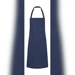 Bib Apron Press Stud Santorini: One Size / Dark Blue
