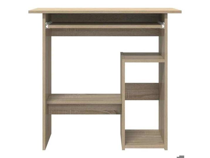 Magnifique Brun Table de travail - Bureau Chêne sonoma 80x45x74 cm - Bois d'ingénierie - Cadre durable &&68283