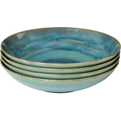 Gipfelstück Suppenteller 4er-Set TIEFER SEE - B/H/T ca. 26.00x19.00x26.00