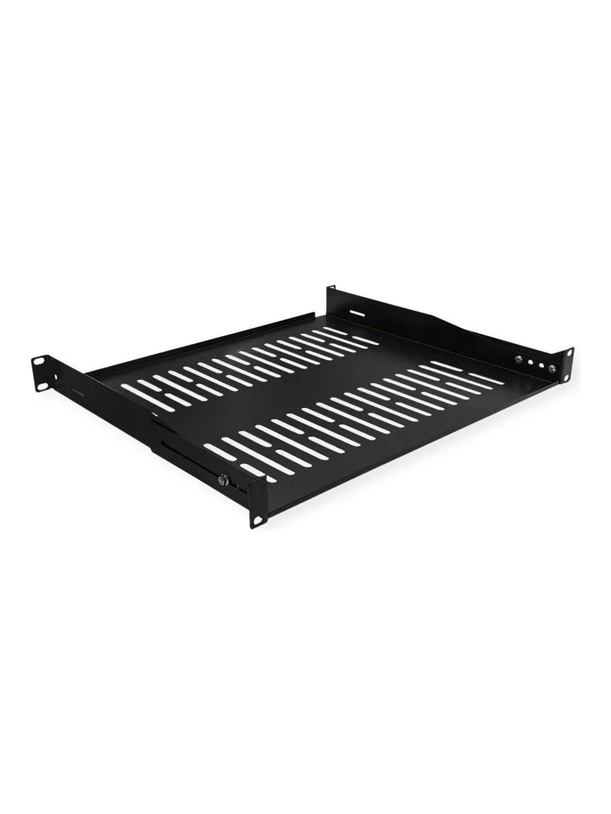 Roline VALUE - rack shelf - 440 x 400 mm 25 kg load capacity U-Shape - 1U