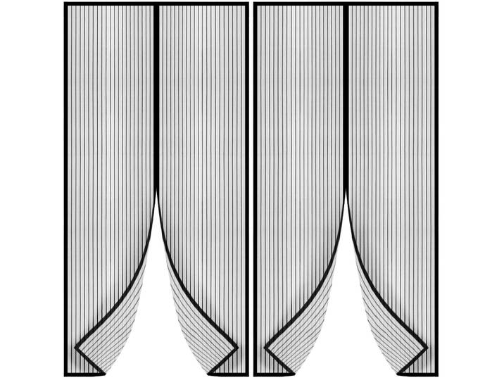 2er-Set Insektenschutz Türvorhang mit Magnetverschluss, je 210 x 100 cm