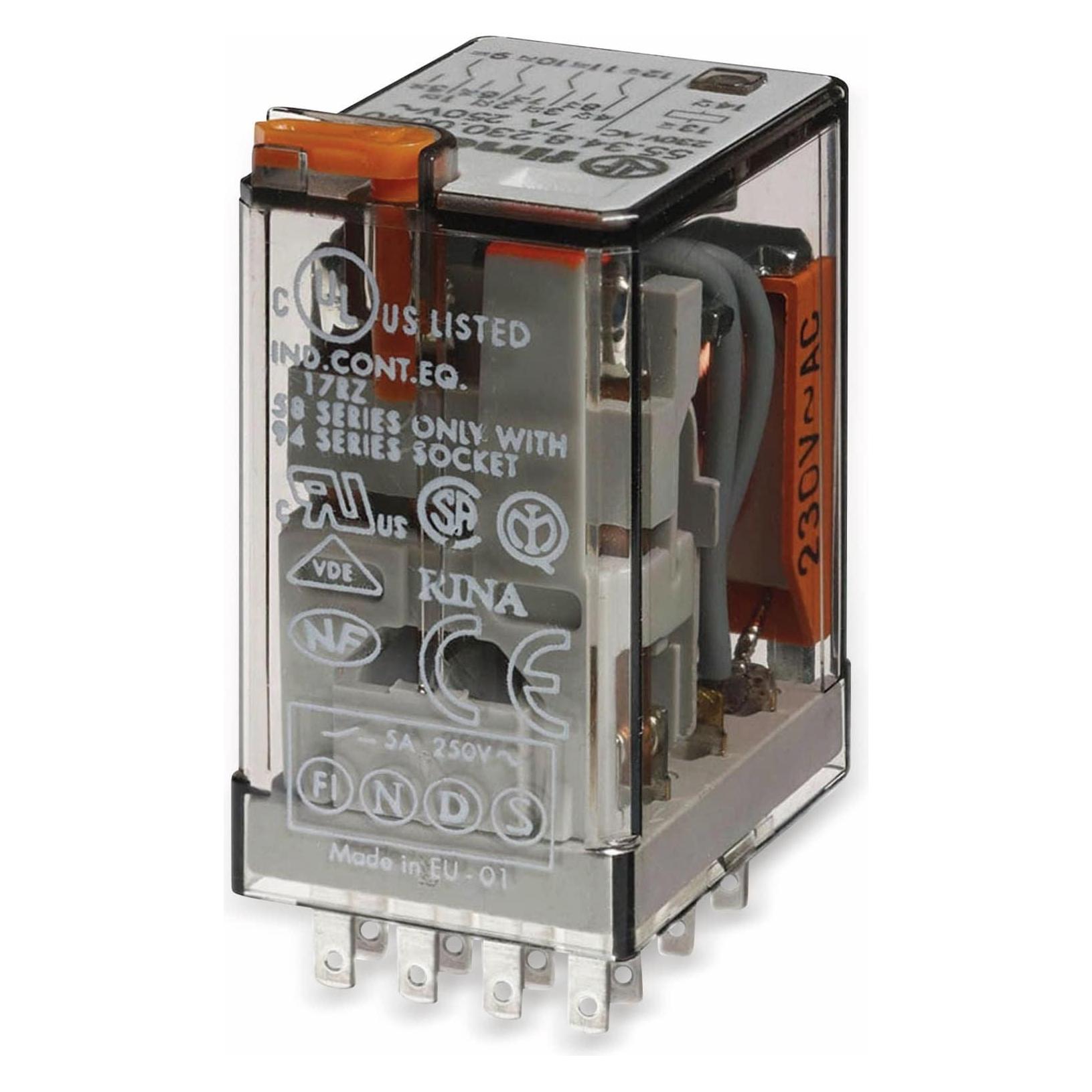 Finder Miniature General Purpose relay, 4PCO, 7 (55.34.8.230.0050)