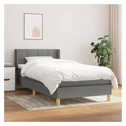vidaXL, Boxspringbett, Mavonas (Block mit Quadraten) (90 x 200 cm)