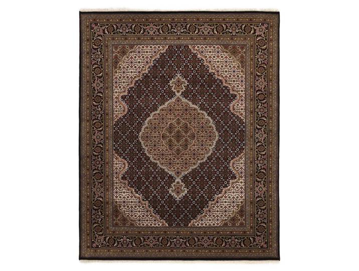 Indo Täbriz Teppich 201x249 Handgeknüpft Orientteppich Wolle