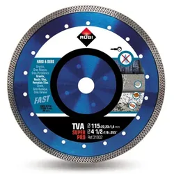 RUBI Diamantscheibe TVA 115 mm / Turbo Viper für harte Materialien (Art. 31932)