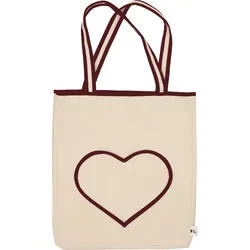 Reisetasche In My Heart beige-burgunderrot
