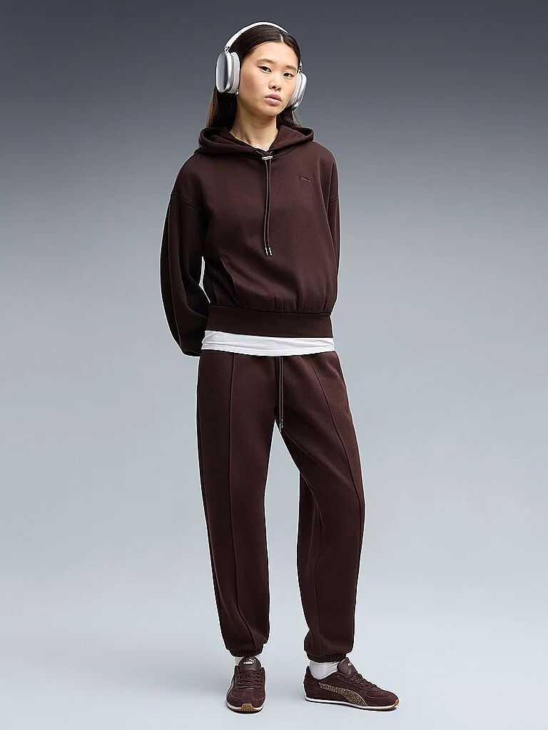 Puma Damen Hoodie Her Relaxed braun   XS W