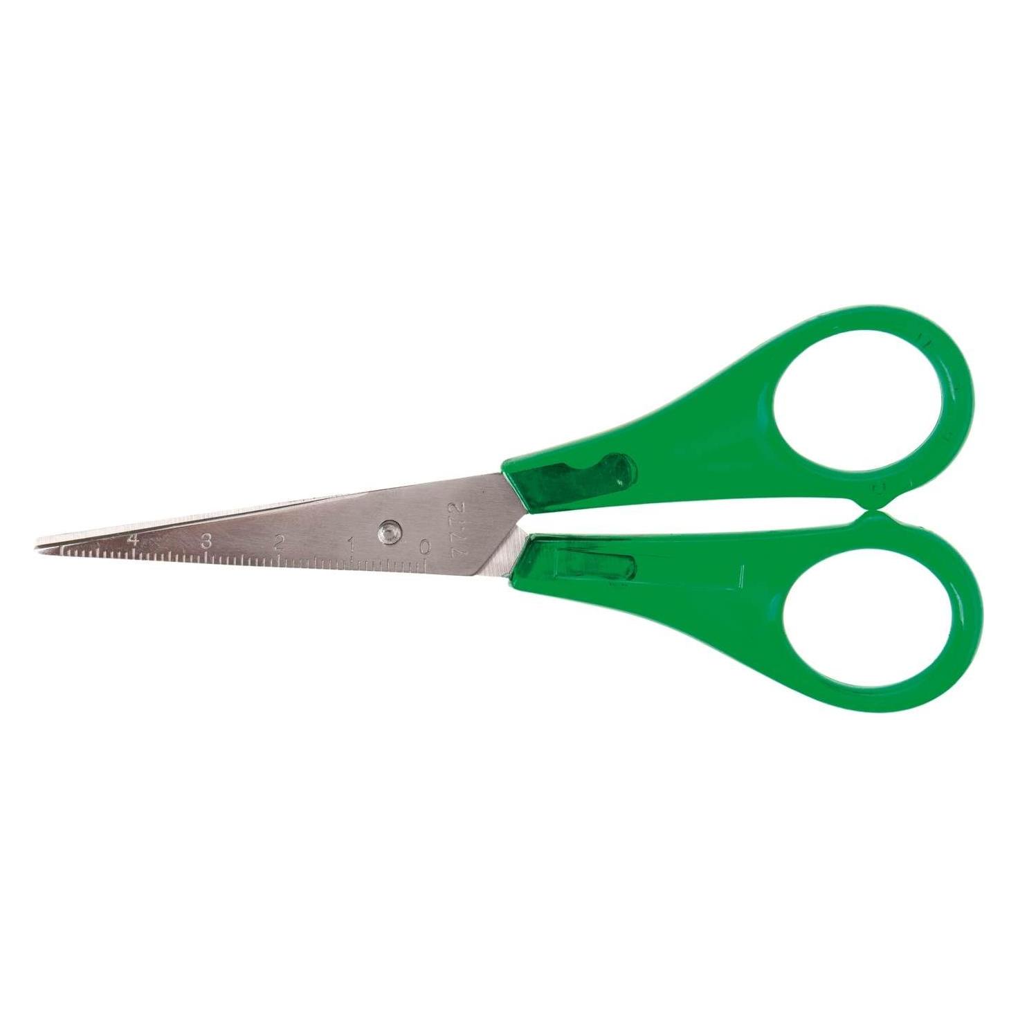 Magni Bastelschere spitz, 13cm farbig sort. auf SB-Karte (13 cm) (77.72)