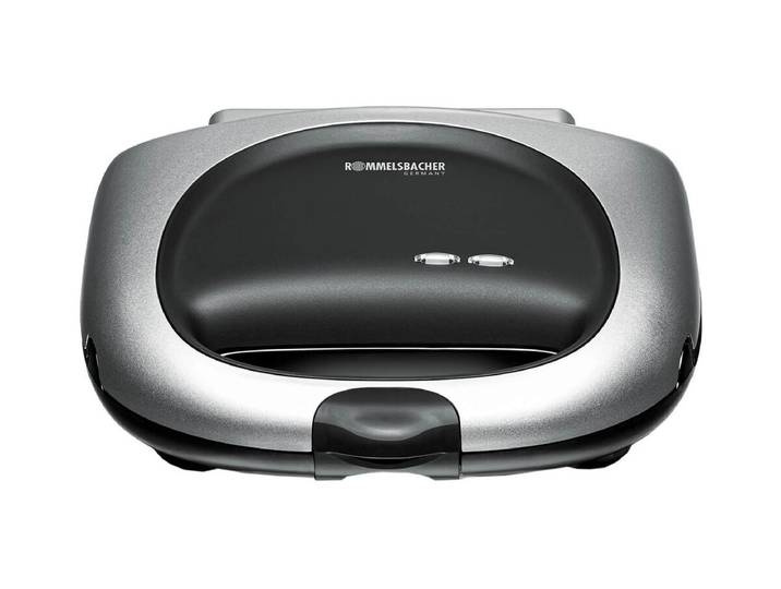 Rommelsbacher ST 1000 Sandwich Toaster Schwarz/Silber