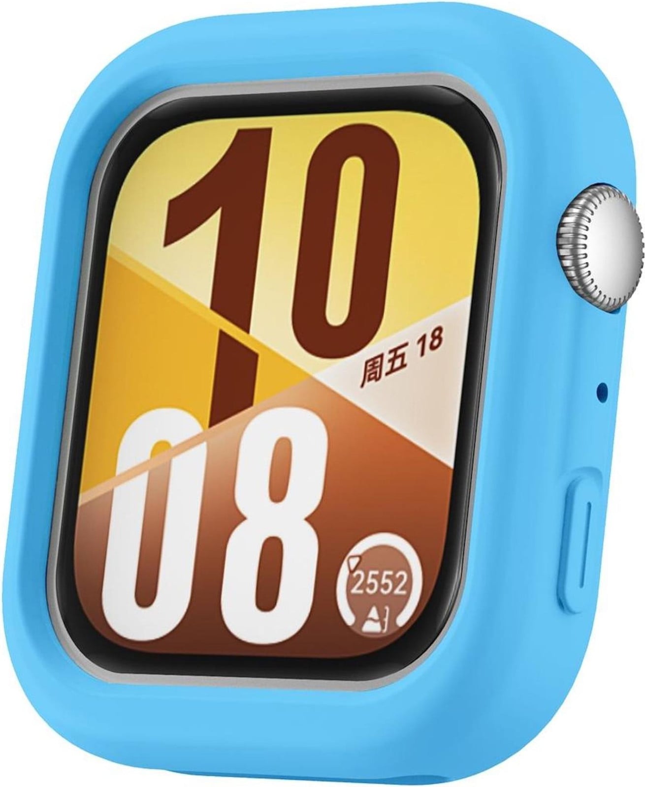 Siliconen beschermhoes voor de Huawei Watch Fit 4 en Watch Fit 4 Pro, blauw