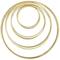 Rayher Metallringe-Set beschichtet gold