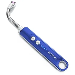 Brandson Elektrisches Stabfeuerzeug, USB, windfest, für Kerzen & Grill