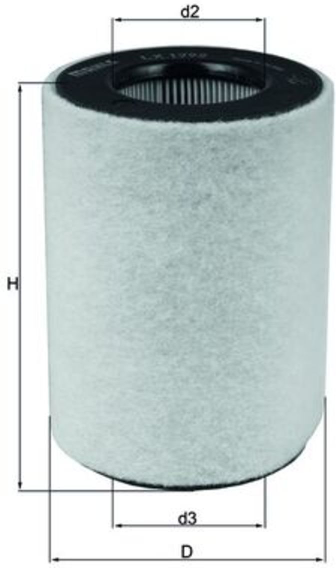 Luftfilter MAHLE KNECHT LX 1792