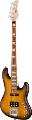 Mayones Guitars Jabba Basic 4 TABM Trans Amber 2