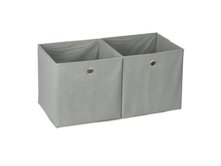 Relaxdays Aufbewahrungsbox Stoff im 2er Set