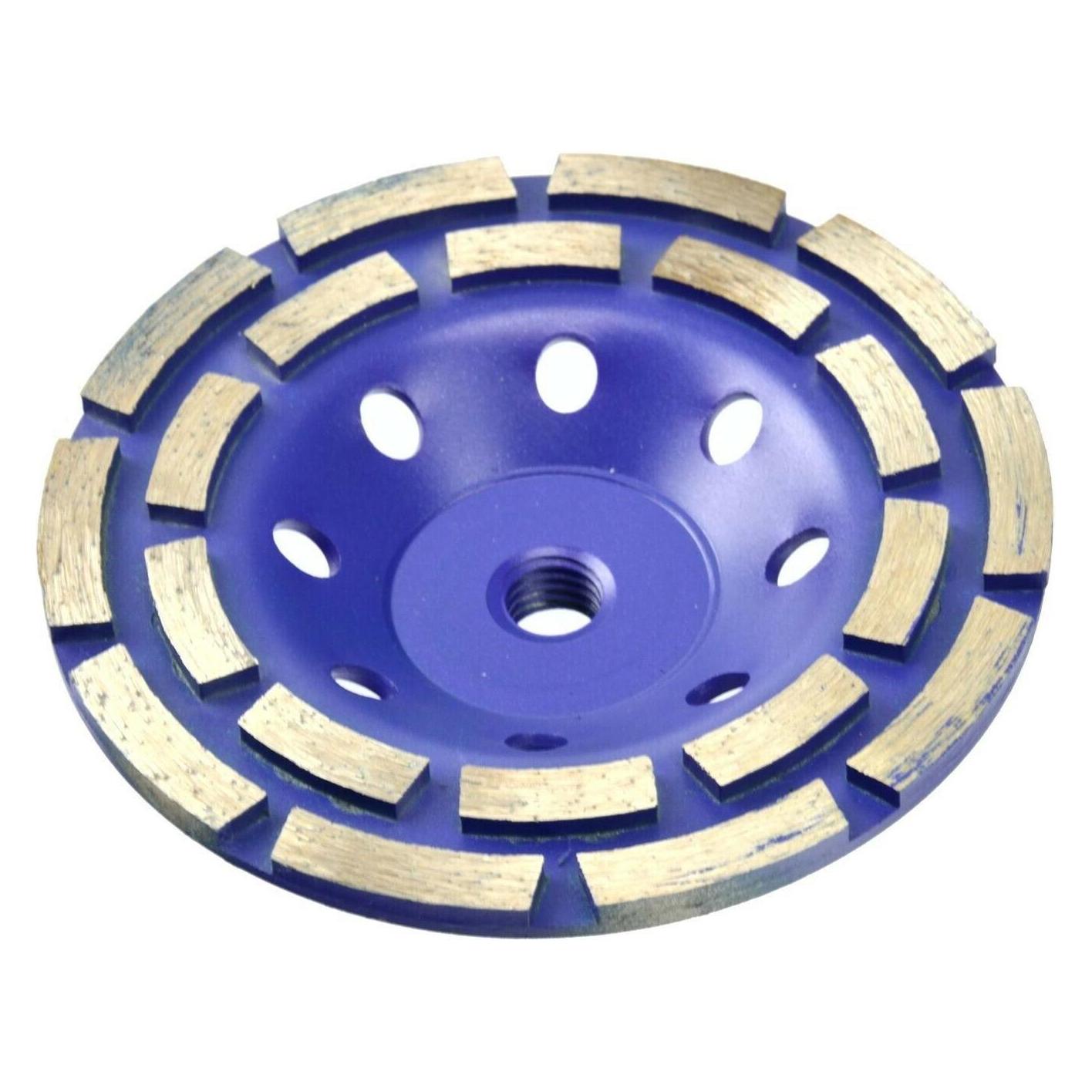 GEKO Diamant-Topfschleifscheibe zweireihig, 125x5mmxM14 (G00376)