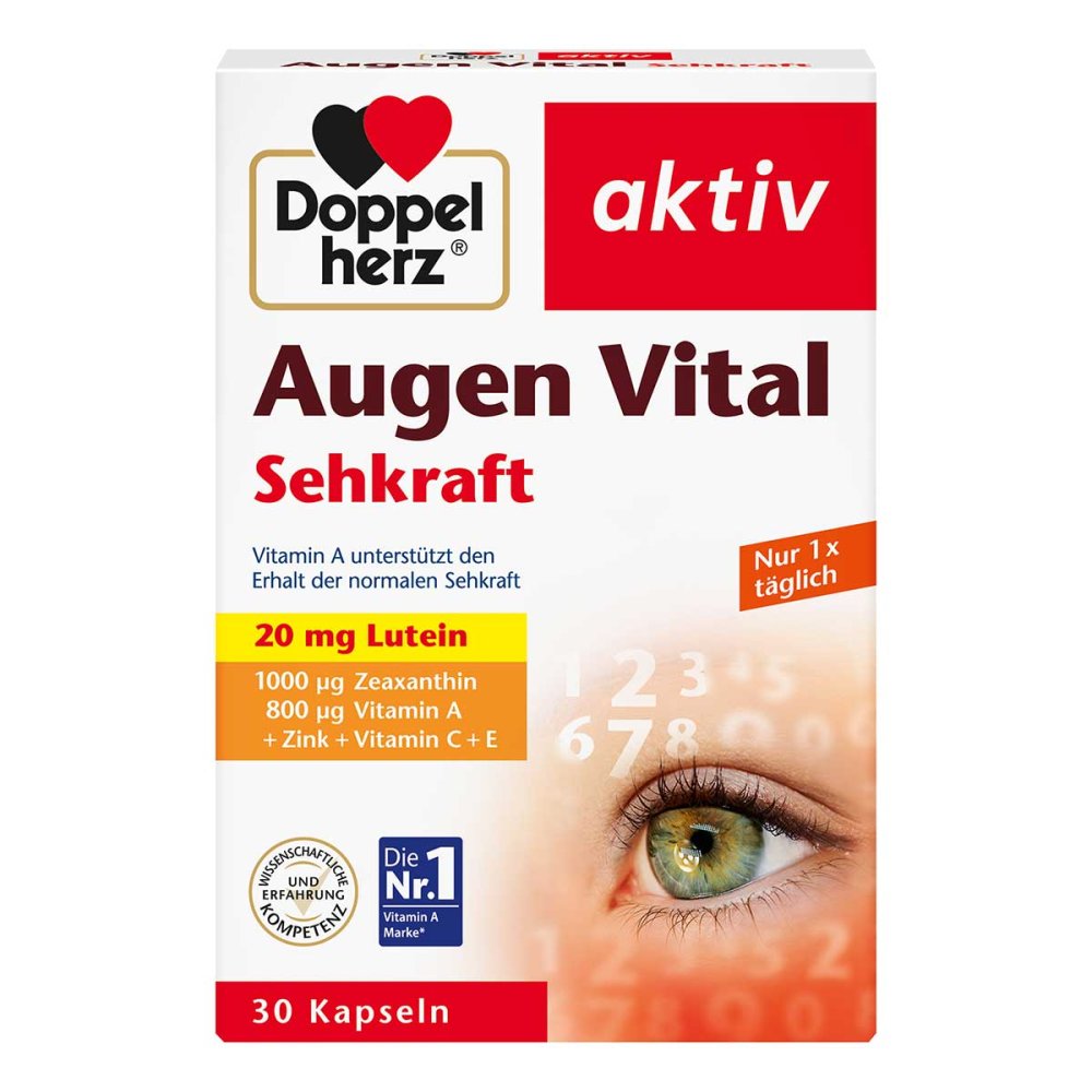 Queisser Pharma GmbH & Co. KG Doppelherz Augen Vital Sehkraft Kapseln 16659161