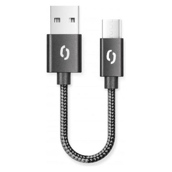 Aligator PREMIUM kabel, USB-C, Äerný (0.50 m, USB 3.2 Gen 1) (DATKP39)