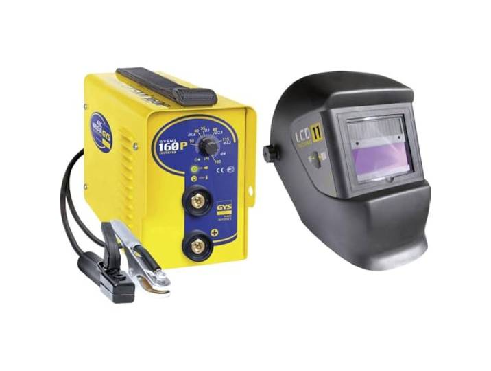 Gys GYSMI 160P + LCD 11 Poste de soudure Inverter et Masque de soudage a cristaux liquides
