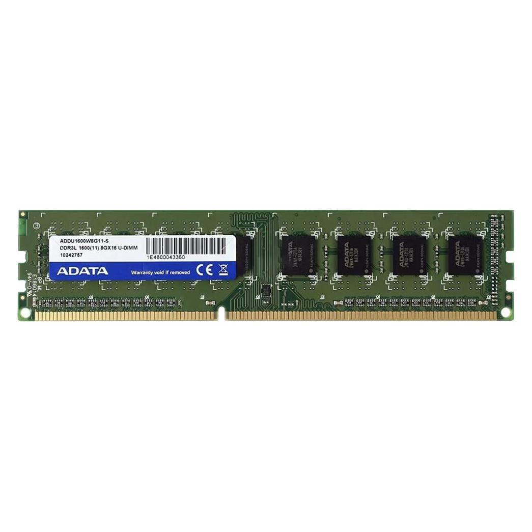 Adata ADDU1600W8G11-S memory module GB DDR3L (1 x 8GB, 1600 MHz, DDR3L-RAM, DIMM) (ADDU1600W8G11-S)
