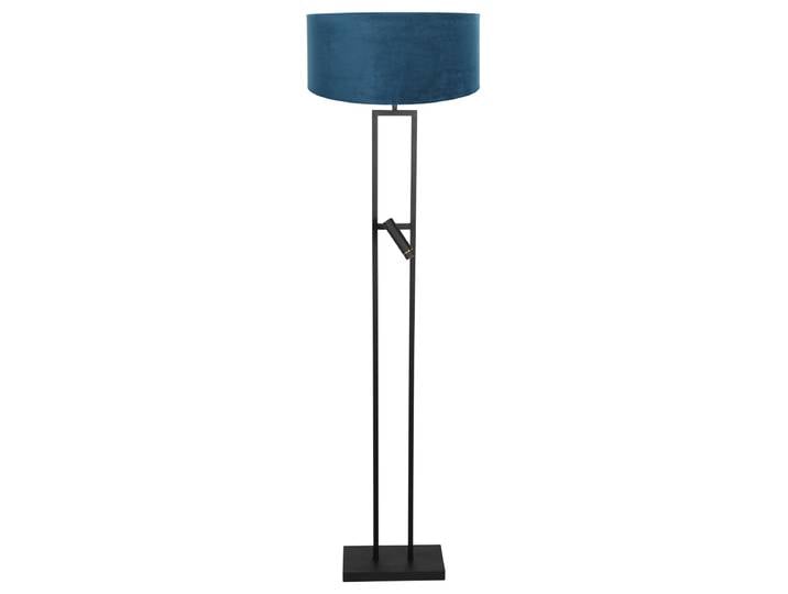 Lampadaire Tiquisio type A Ø 50cm Bleu/Bleu Velours LED E27