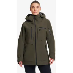 Cyclone Long 3L Jacket Damen Forest Night, Größe:M - Damen > Jacken > Regen- & Hardshelljacken - Grün