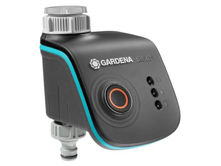 Gardena smart Water Control: intelligente besproeiingscomputer, bestuurbaar via smart-app, vorstwaarsch., beproefde ventieltechniek, geschikt voor Micro-Drip-System of sprinklersysteem (19031-20).