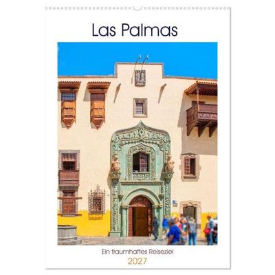 Las Palmas - ein traumhaftes Reiseziel (Wandkalender 2027 DIN A2 hoch), CALVENDO Monatskalender