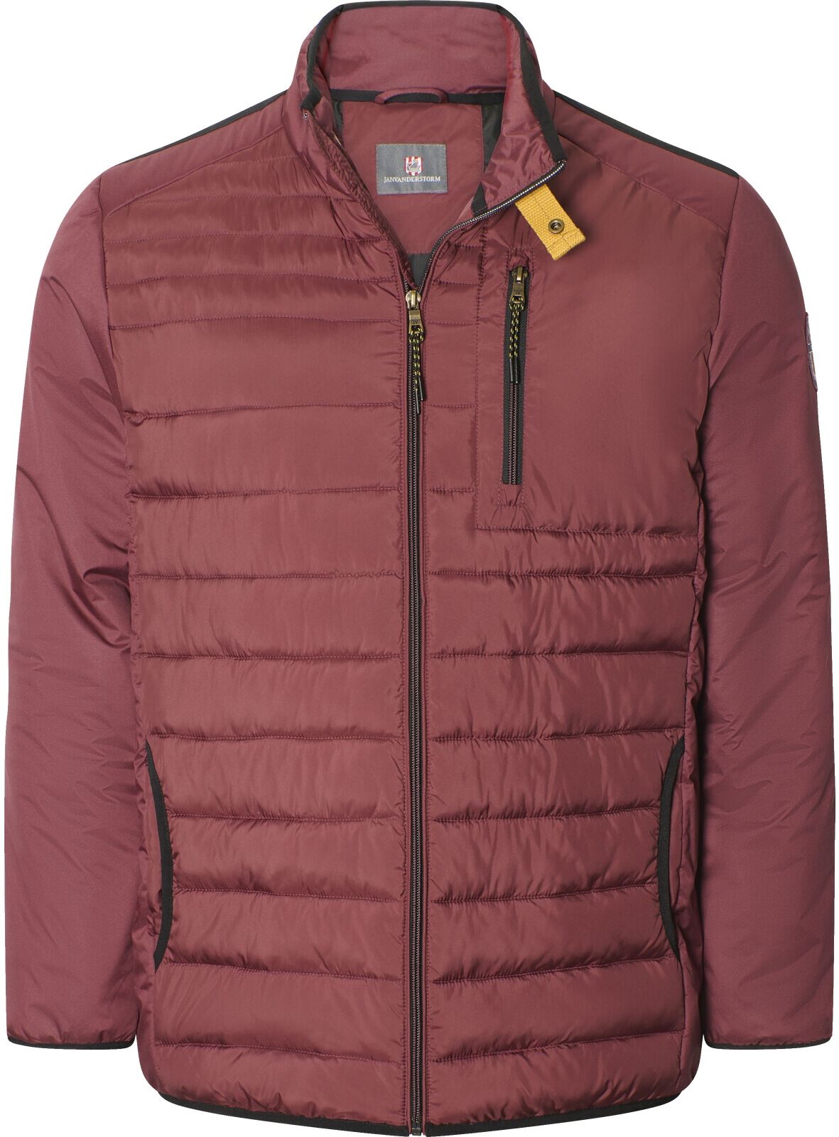 Steppjacke JAN VANDERSTORM "Steppjacke VIGRID", Herren, Gr. 62, rot (dunkelrot), Jacken Steppjacke