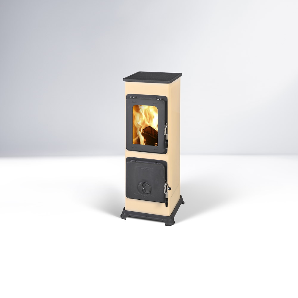 THORMAVYROBA Dauerbrandofen BOZEN, 5kW H910xB326xT326mm, cappuccino 08043376