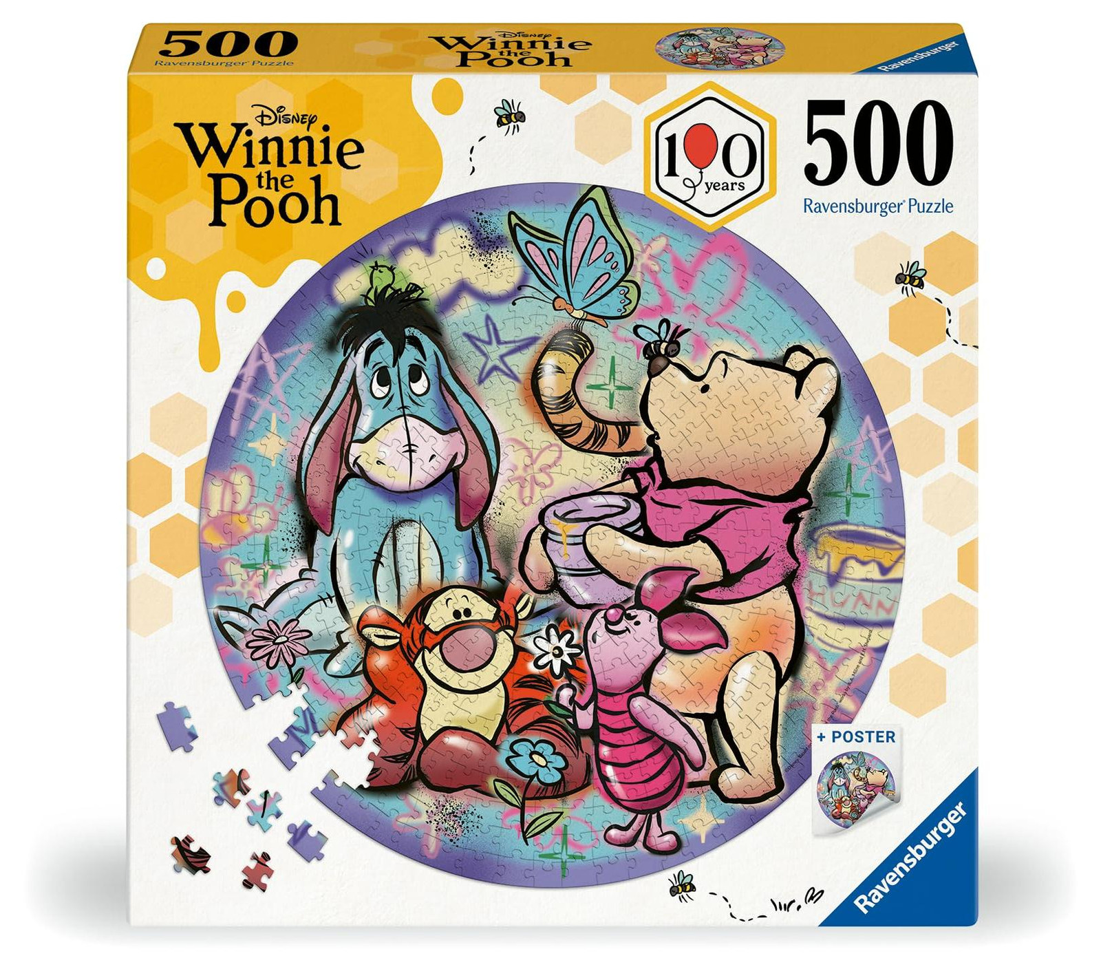 Ravensburger Puzzel voor volwassenen Disney Winnie de Pooh 500 stukjes