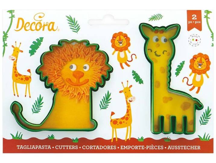 Decora Ausstecher Safari 2tlg
