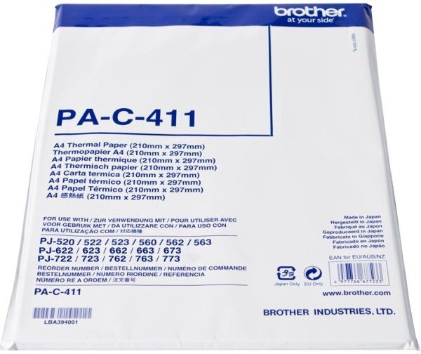 Brother Pa-C-411 A4 Termopapir, 100 Ark