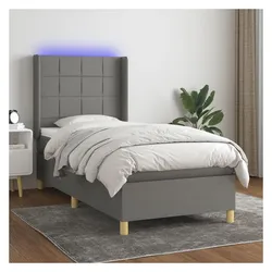 vidaXL, Boxspringbett, Faranina (Block mit Quadraten) (100 x 200 cm)