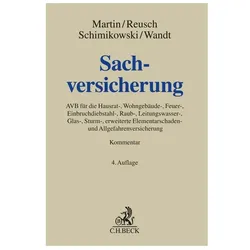 Sachversicherung, Fachbücher von Anton Martin, Ulf Hoenicke, Roland Rixecker, Peter Reusch, Manfred Wandt