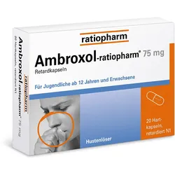 AMBROXOL-ratiopharm 75 mg Hustenlöser Retardkaps. 20 St