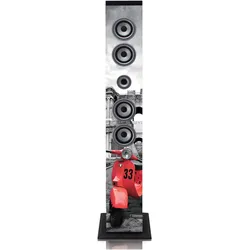 Lenco IBT-6 Roma, Bluetooth Lautsprecher, Grau