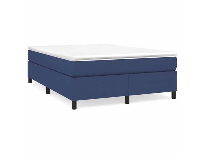 Remise Structure de lit adulte - Bleu - Cadre de lit à lattes - bleu - 140x190cm - tissu_zso30c